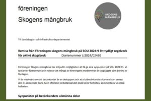 FSM-yttrande-skogsutredningen
